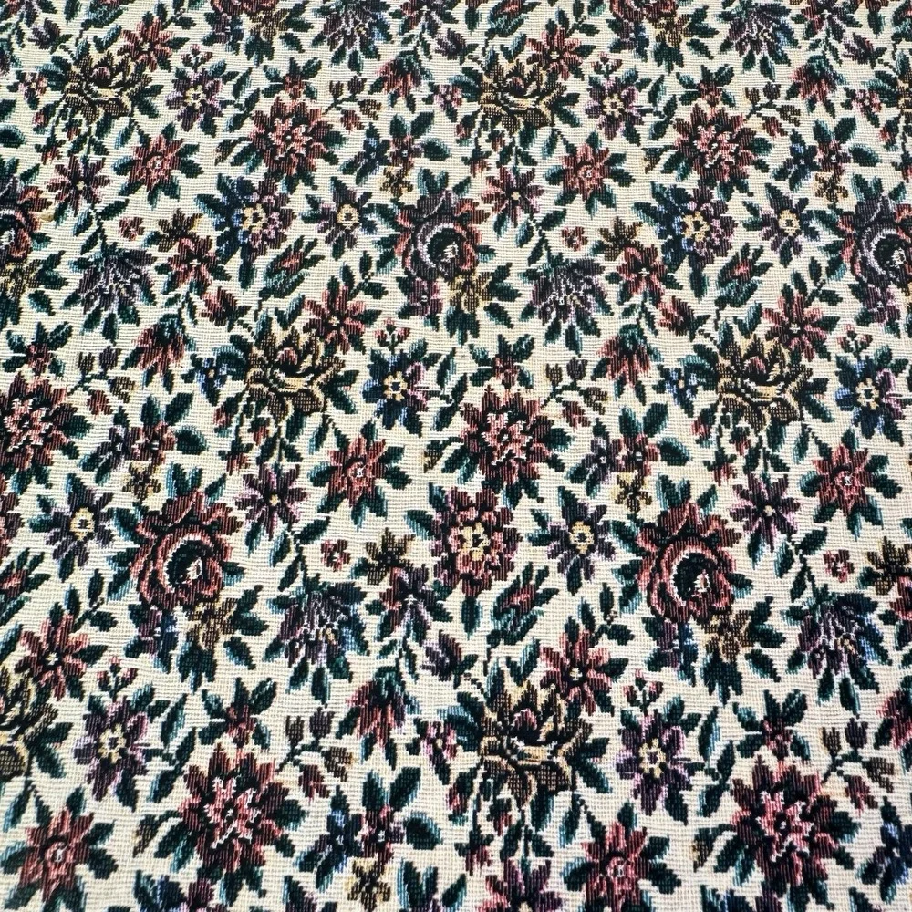 Vintage Floral Tapestry Pattern Photograph Scrap Album Self Stick Cottagecore